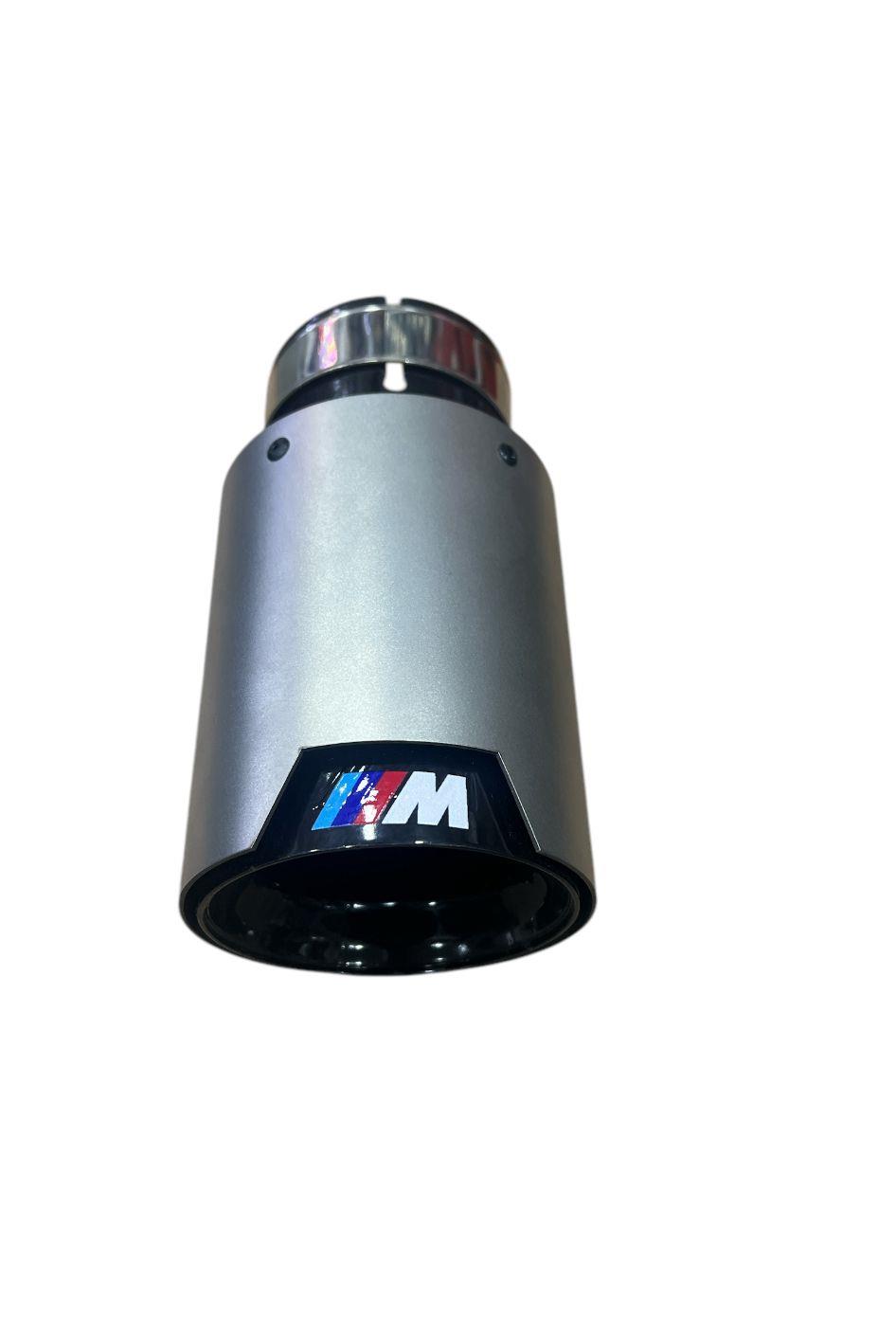 BMW 90 MM TEKLİ GRİ İTHAL EGZOZ UCU