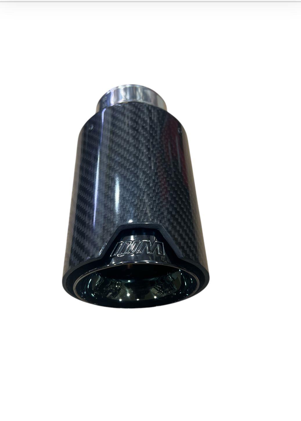 BMW 90 MM TEKLİ İTHAL SİYAH EGZOZ UCU